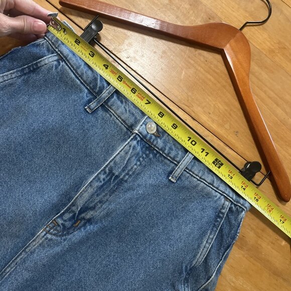 Derek Lam 10 Crosby High Waist Maxi Denim Skirt W Thigh-High Slit Size 27 - Picture 5 of 12